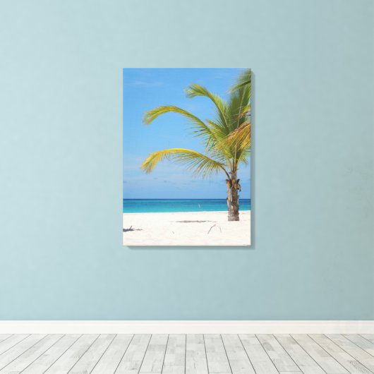 Prachtig Aruba Canvas Afdruk (Insitu (Houten vloer))