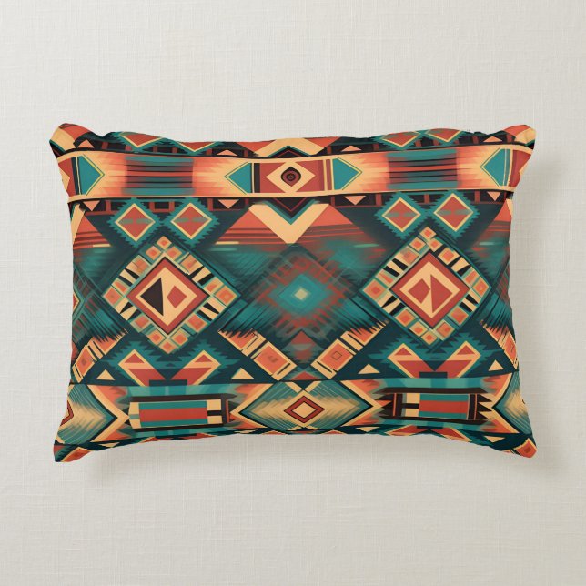 Prachtig Aztec Design accentkussen Accent Kussen (Voorkant)