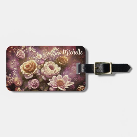 Prachtig Bagagelabel van het acrylventilatorpatroo (Voorkant horizontaal)