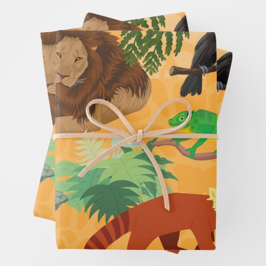 Prachtig bedrukt inpakpapier (In situ)