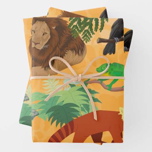 Prachtig bedrukt inpakpapier (In situ)