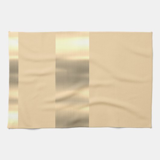 Prachtig beige en gouden ontwerp theedoek (Horizontaal)
