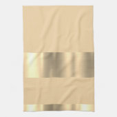 Prachtig beige en gouden ontwerp theedoek (Verticaal)