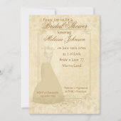 Prachtig beige  papier Vrijgezellenfeest Kaart (Voorkant)