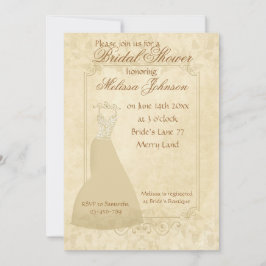 Prachtig beige  papier Vrijgezellenfeest Kaart