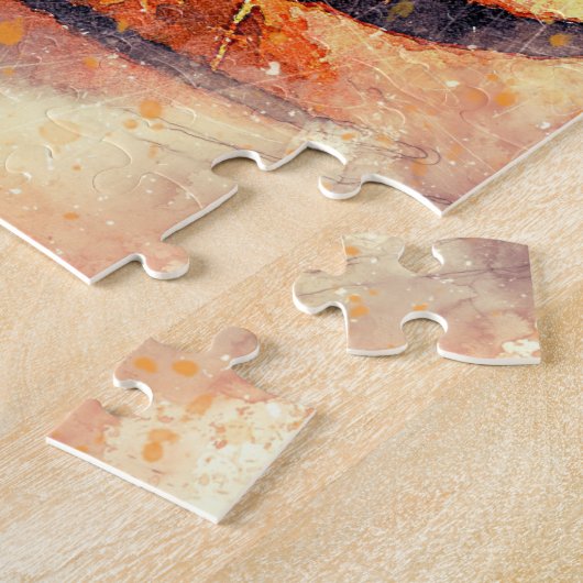 Prachtig Bengaals tijger schilderij | Wilde kat Legpuzzel (Zijkant)