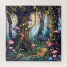 Prachtig betoverd bos