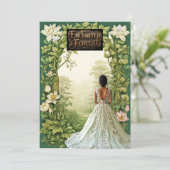 Prachtig betoverd bos Sweet 16 Kaart (Staand voorkant)