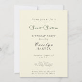 Prachtig betoverd bos Sweet 16 Kaart (Achterkant)