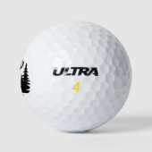 Prachtig Big Racked Buck Monogram Golfballen (Logo)