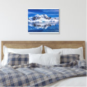 prachtig blauw Antarctica Canvas Afdruk (Insitu (Slaapkamer))