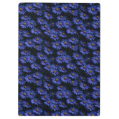 Prachtig blauw asters klembord (Achterkant)