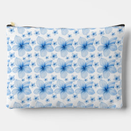 Prachtig blauw bloem naadloos patroon etui