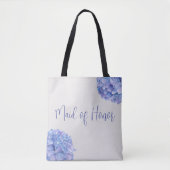 Prachtig blauw Hydrangea bruidsfeestje Tote Bag (Voorkant)