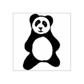 Prachtig blauw Panda Beer Rubberstempel (Afrduk)