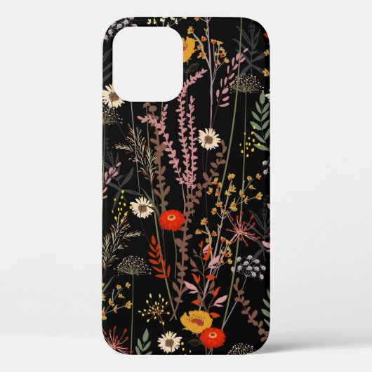 Prachtig bloeiend weidebloemen patroon Case-Mate iPhone case (Achterkant)