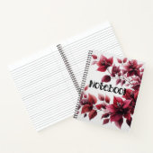 Prachtig bloembedrukt notitieboek (Binnen)