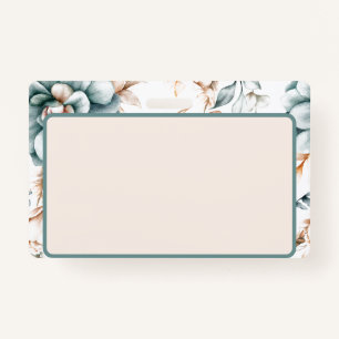 Prachtig bloemennaadloos patroon met  badge