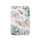 Prachtig bloemennaadloos patroon met  badmat (Voorkant Verticaal)