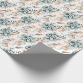 Prachtig bloemennaadloos patroon met  cadeaupapier (Hoek)