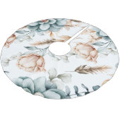 Prachtig bloemennaadloos patroon met  kerstboom rok (Gekanteld)