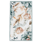 Prachtig bloemennaadloos patroon met  klein cadeauzakje (Voorkant)