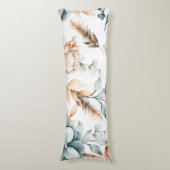 Prachtig bloemennaadloos patroon met  lichaamskussen (Voorkant Verticaal)