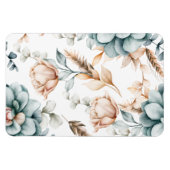 Prachtig bloemennaadloos patroon met  magneet (Horizontaal)