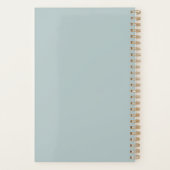 Prachtig bloemennaadloos patroon met planner (Achterkant)