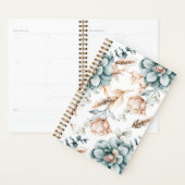 Prachtig bloemennaadloos patroon met planner (Display)