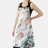 Prachtig bloemennaadloos patroon met  schort (Insitu)