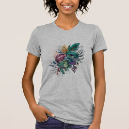 Prachtig bloemenontwerp T-shirt
