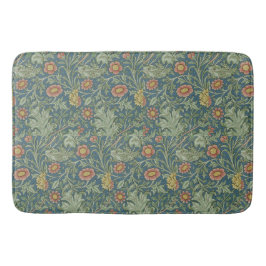 Prachtig bloemenpatroon William Morris Green Pink Badmat