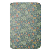 Prachtig bloemenpatroon William Morris Green Pink Badmat (Voorkant Verticaal)