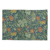 Prachtig bloemenpatroon William Morris Green Pink Kussensloop (Achterkant-Links)