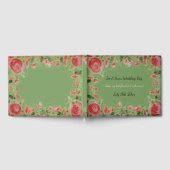 Prachtig Bloemig Bruiloft Gastenboek (Volledig)