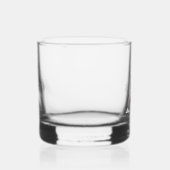 Prachtig bloemig versierd monogram A Whisky Glas (Rechts)