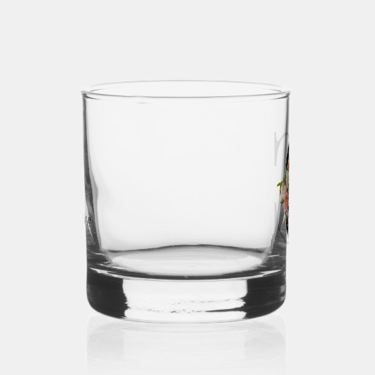 Prachtig bloemig versierd monogram C Whisky Glas (Rechts)