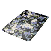 Prachtig bloemmotief Lila Rozen gebladerte Badmat (Gekanteld)
