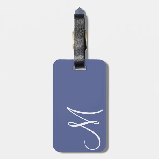 Prachtig bloemontwerp bagagelabel (Achterkant verticaal)