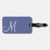 Prachtig bloemontwerp bagagelabel (Achterkant horizontaal)