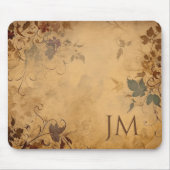 Prachtig bloemontwerp op  papier muismat (Voorkant)