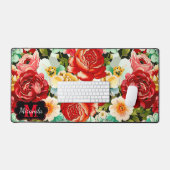 Prachtig bloemontwerp - Personaliseer Bureaumat (Keyboard & Muis)