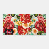Prachtig bloemontwerp - Personaliseer Bureaumat (Voorkant)