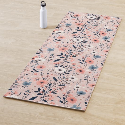 Prachtig bloempatroon yogamat (In situ)