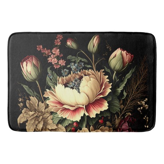 Prachtig bloemstuk badmat (Voorkant)