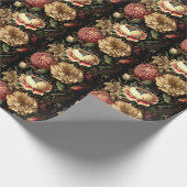 Prachtig  bloemstuk cadeaupapier (Hoek)