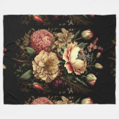 Prachtig  bloemstuk fleece deken (Voorkant (Horizontaal))