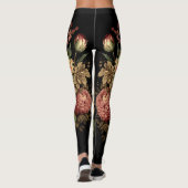 Prachtig bloemstuk leggings (Achterkant)