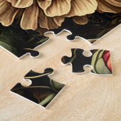 Prachtig  bloemstuk legpuzzel (Zijkant)